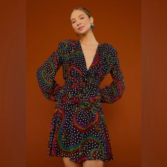 Farm Rio Rainbow Oxen Mini Dress - Picture 8 of 9